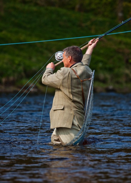 Jock Monteith Spey Casting Salmon Fishing in Scotland