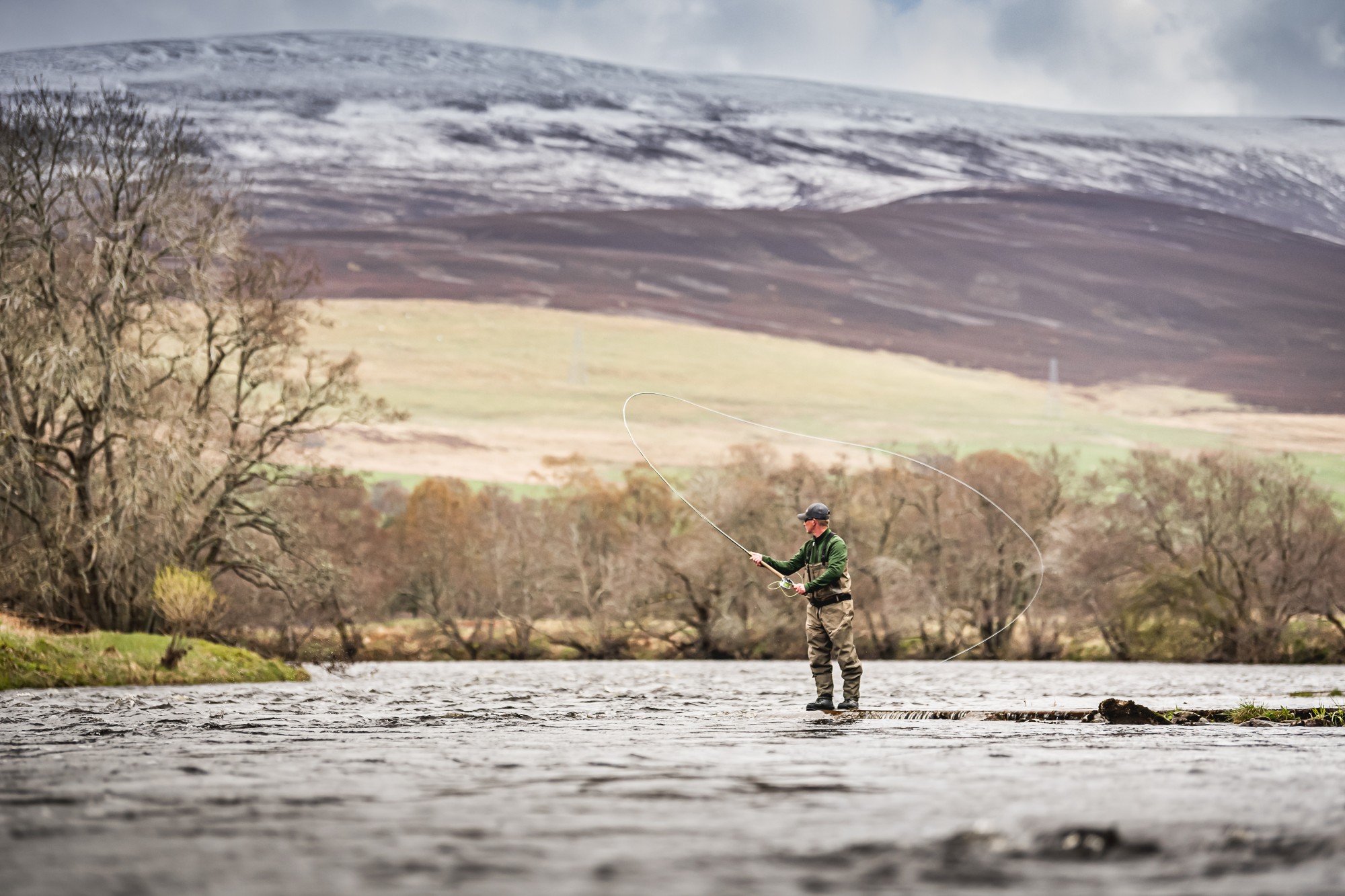 Salmon fishing on the River Spey in Scotland! Fly fishing is a niche sport  but one I really recommend, mostly because it gives you a reas