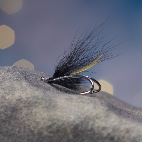 There's not much to this salmon fly in the way of complex dressing materials but you'd better believe this is one of the most deadly low warm water Summer salmon flies ever created. This is the 'Silver Stoat' and I could honestly write a book about the times I've seen it work its magic over the last 4 decades.