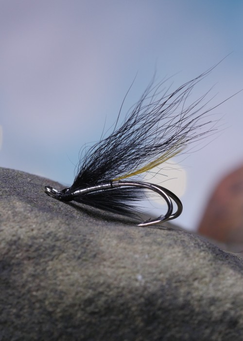 This is a truly effective low clear warm Summer water fly that I first observed it's brilliance way back in 1976 while landing a salmon for a guest at the Cottar Pool on the Newtyle Beat near Dunkeld on the River Tay.